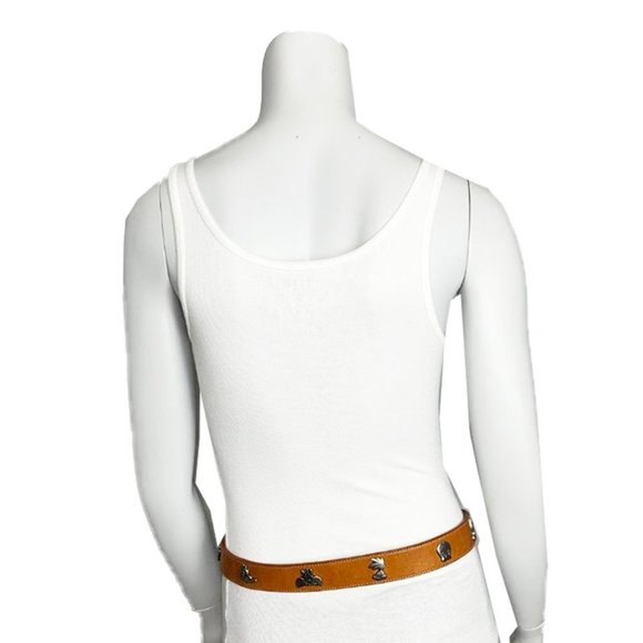 VINTAGE 1990's WARNER BROTHERS Looney Tunes leather belt - Picture 8 of 8